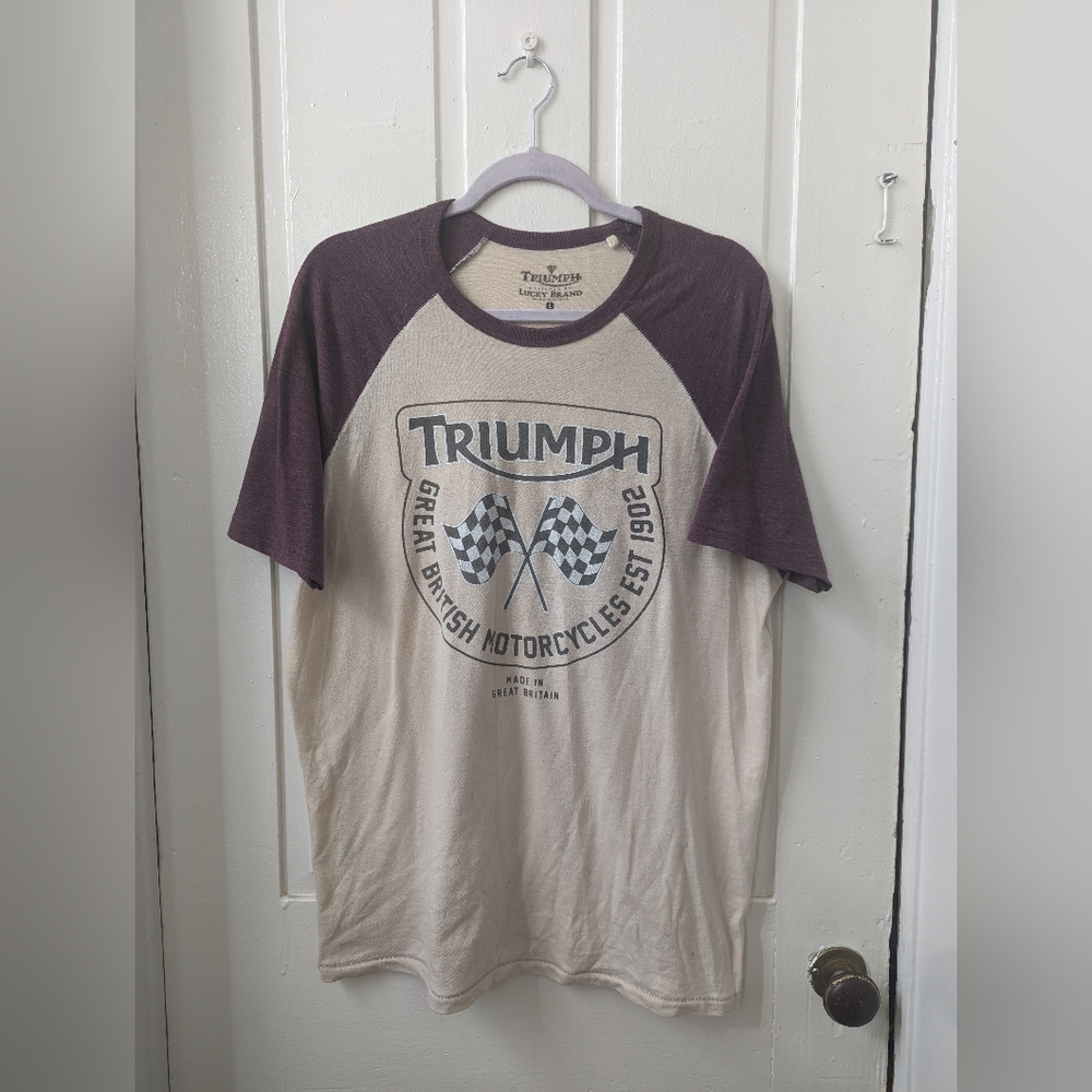 Lucky Brand Triumph Motorcycles Shirt